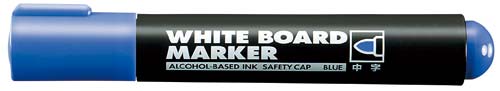 ホワイトボード用マーカー　中字ロング　青５本