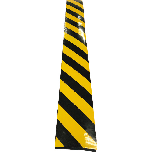 NEWﾄﾗｸｯｼｮﾝ 厚手ﾀｲﾌﾟ 30mm×100mm×1m 黄/黒 1枚画像