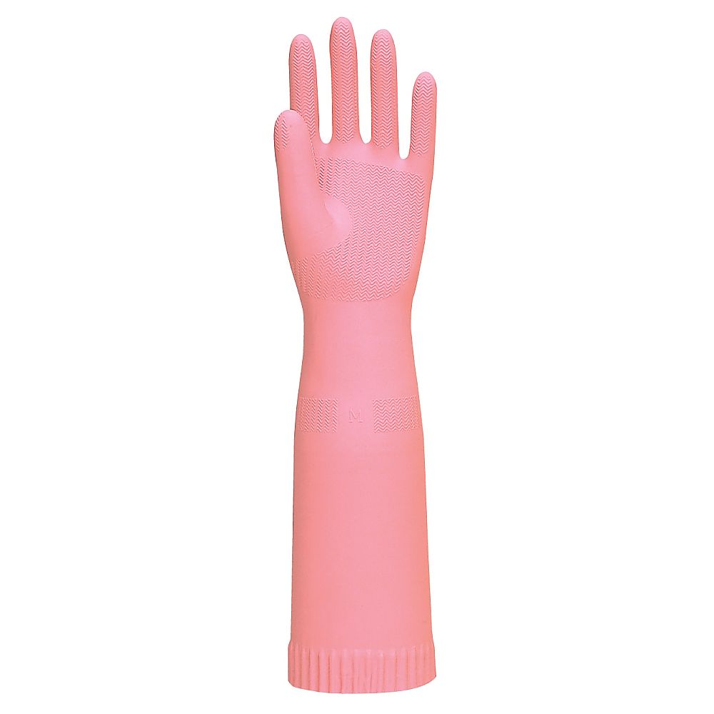 トワローブ天然ゴムあつ手ロング（ピンク）M画像