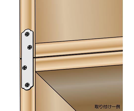 ユニクロ一文字継手　85mm　4個入 複数の継手がパッケージに詰められた状態
