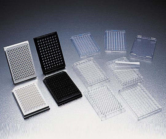 セルカルチャープレート　白色マルチウェルプレート・平底フタ付き　96ウェル　1袋5枚入画像