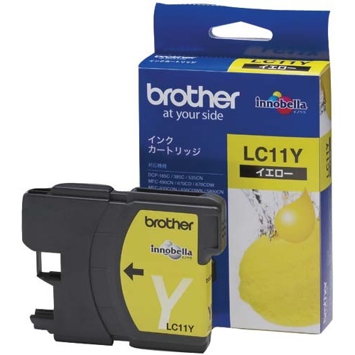 純正インク　ＬＣ１１Ｙ　イエロー　２個画像