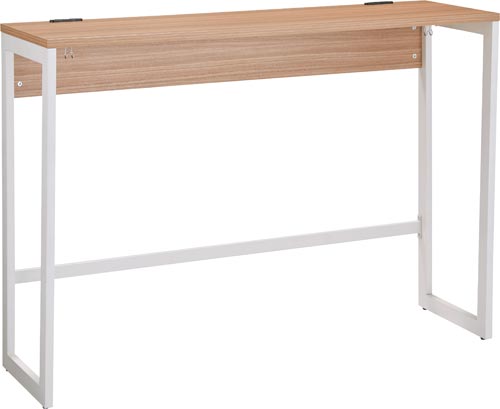 リスムハイデスクＷ１５００　白脚　ウォルナット画像