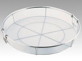 カゴ 18-8 給食用手付き蒸しカゴ細目75画像