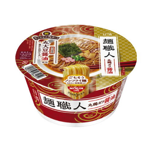 日清麺職人　醤油　１２個入画像