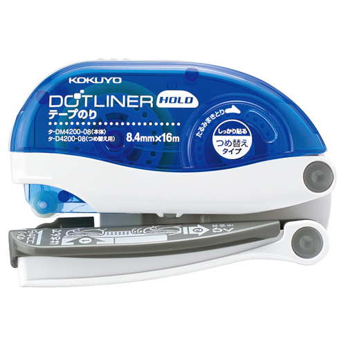 ﾃｰﾌﾟのり ﾄﾞｯﾄﾗｲﾅｰﾎｰﾙﾄﾞ しっかり貼るﾀｲﾌﾟ 本体 8.4mm×16m 1個画像