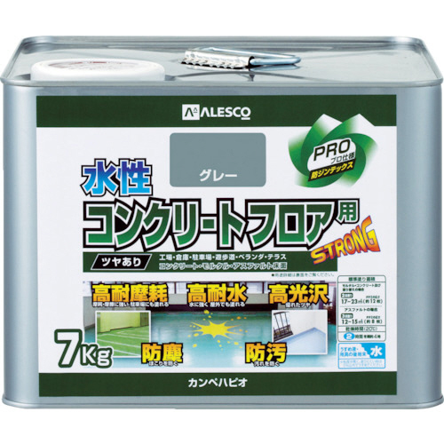 ALESCO 水性ｺﾝｸﾘｰﾄﾌﾛｱ用 7KG ｸﾞﾚｰ 1缶画像