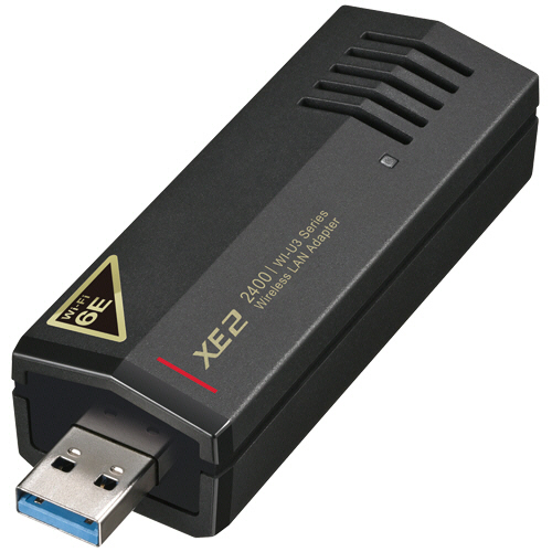 AirStation 無線LAN子機 内蔵ｱﾝﾃﾅ ﾄﾞﾗｲﾊﾞｰ内蔵 11ax/ac/n/a/g/b対応 1個