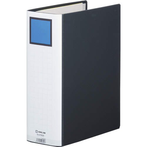 ｷﾝｸﾞﾌｧｲﾙG GXｼﾘｰｽﾞ A4ﾀﾃ 800枚収容 80mmとじ 背幅96mm 黒 1冊画像