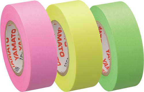 メモックロール詰替用　１５ｍｍ幅　桃・黄・緑画像