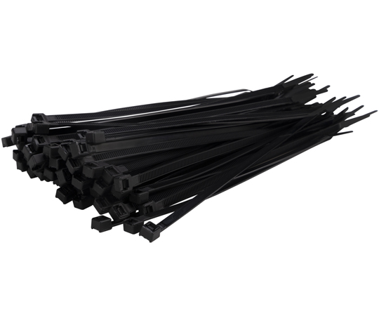 結束バンド ケーブルタイ 屋外用 黒 200×幅4.8mm 100本入画像