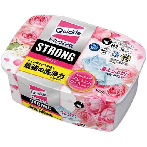 ﾄｲﾚｸｲｯｸﾙ STRONG ﾌﾟﾚﾐｱﾑﾛｰｽﾞの香り 本体 1個(8枚)画像