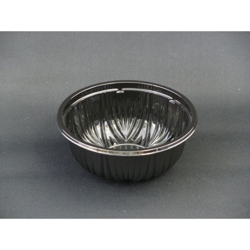 リスパック 冷麺容器 クリーンボール M小深 本体 黒画像