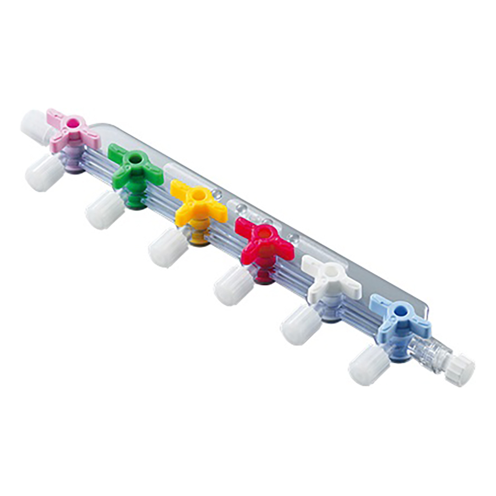 ルアーストップコックマニフォールド メスルアー7個・オスルアーロック1個