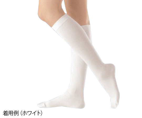 アンシルク®・ビバナス　ハイソックス　ホワイト　L画像