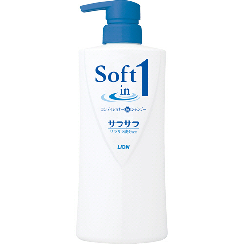 ｿﾌﾄｲﾝﾜﾝ ｺﾝﾃﾞｨｼｮﾅｰｲﾝｼｬﾝﾌﾟｰ ｻﾗｻﾗ ﾎﾟﾝﾌﾟ 530mL 1本画像