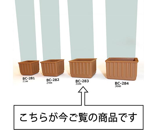 イスキャップ　角脚用　薄茶　対象脚サイズ31mm 薄茶色の滑らかな素材で覆われた角脚キャップが整然と並ぶ様子
