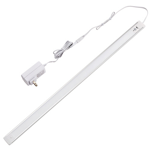 ｽﾘﾑ&ﾌﾗｯﾄLEDﾗｲﾄ(LED多目的灯) 明暗人感ｾﾝｻｰ 本体ｻｲｽﾞ約62cm 昼光色 1台画像