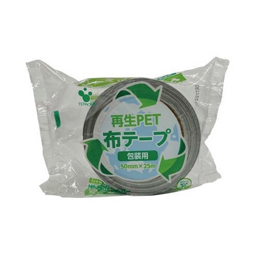 再生ＰＥＴ布テープＮｏ．１６０５　シルバー　５０画像