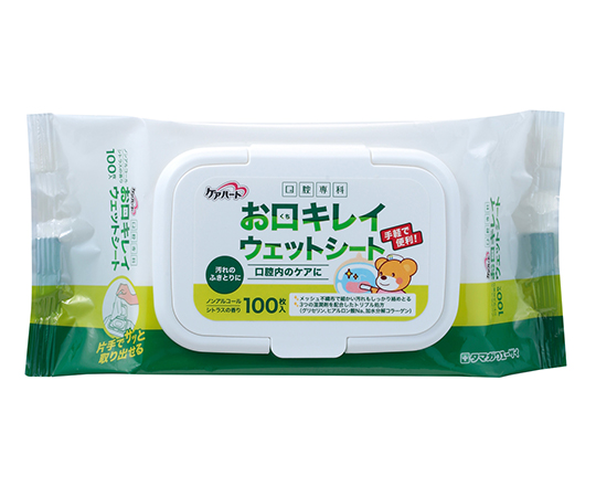 お口キレイウェットシートN（ケアハート口腔専科）100枚入画像