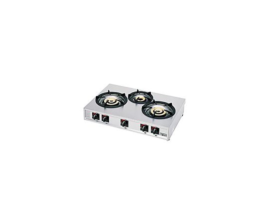 ガステーブルコンロ親子三口コンロ M-223C 13A