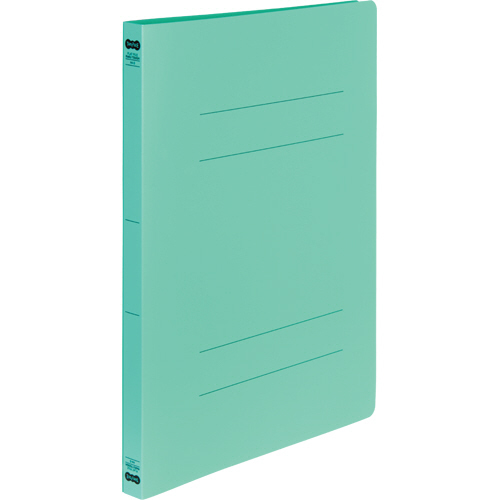 書類が出し入れしやすい丈夫なﾌﾗｯﾄﾌｧｲﾙA4ﾀﾃ ｸﾞﾘｰﾝ 1ｾｯﾄ(25冊:5冊×5ﾊﾟｯｸ)画像