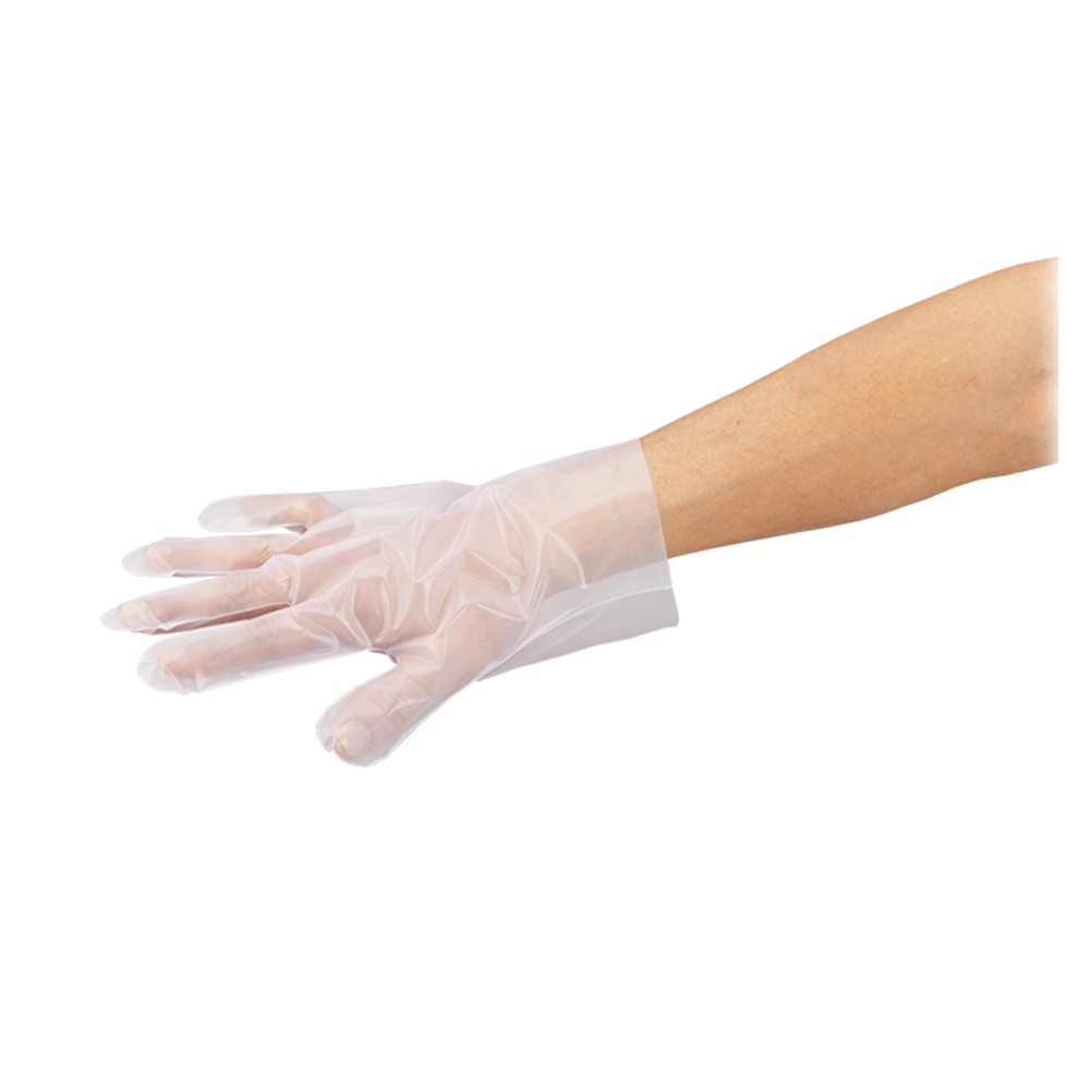 サニメント手袋（PE厚手タイプ）　エンボス付　L　100枚入画像