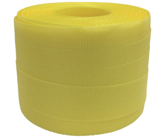 梱包用品　PPバンド　15.5mm×100m　イエロー画像