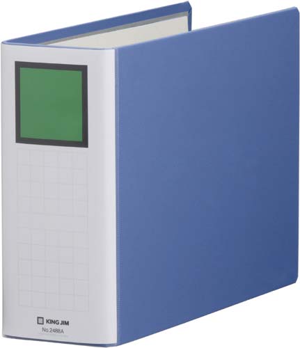 キングファイルＳＤＤＥ青Ａ４横背幅９６ｍｍ５冊以上画像