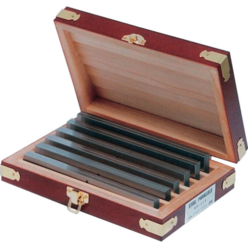 精密ｽﾁｰﾙﾊﾟﾗﾚﾙ 厚6.8 高15-35 長150mm 7点ｾｯﾄ 1ｾｯﾄ画像