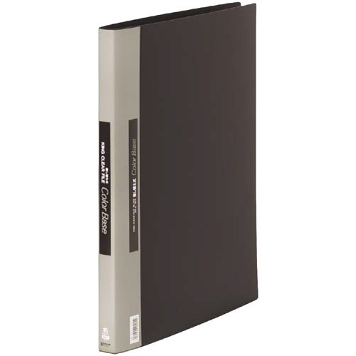 クリアーファイルカラーベース差し替え式　Ｂ４縦　黒画像