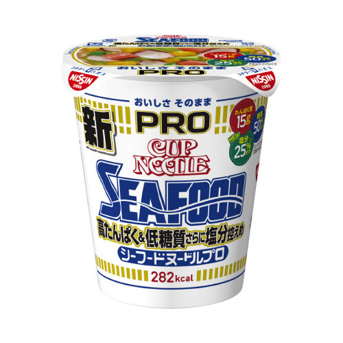 カップヌードルＰＲＯ高たんぱく＆低糖質　シーフード画像