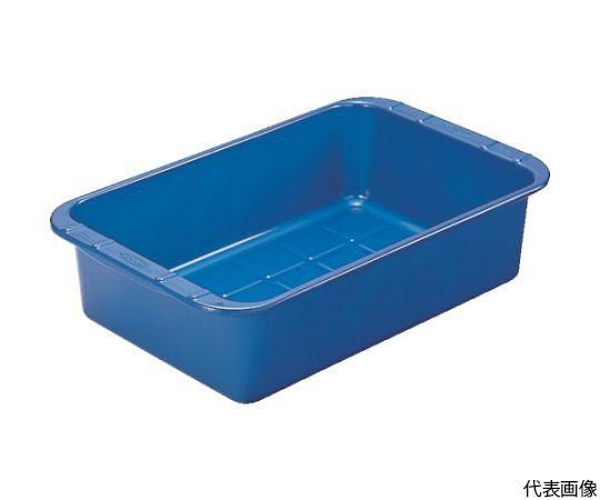 パーツBOX浅型　有効内寸417X266X43　青
