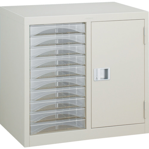 ﾚﾀｰｹｰｽ A4型･扉棚付ｺﾝﾋﾞ 浅型引出し 1台画像