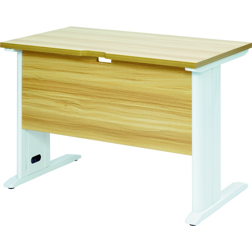 ＴＲＵＳＣＯ　平机　ナチュラル天板Ｘ白脚　Ｗ１０００ｘＤ６００ＸＨ７００画像