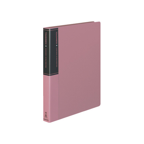 クリヤーブックタフネス替紙式　Ａ４　背幅３３ｍｍ桃画像