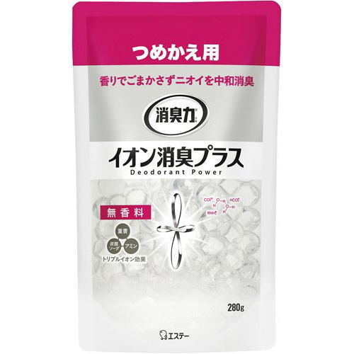 消臭力クリアビーズイオン消臭プラス詰替２８０Ｇ×４画像