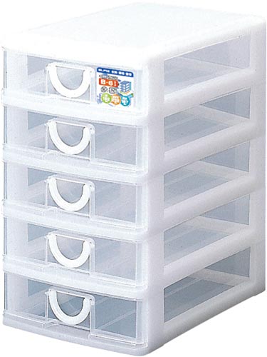 エルピスＢ６　浅型５段　白　１個画像