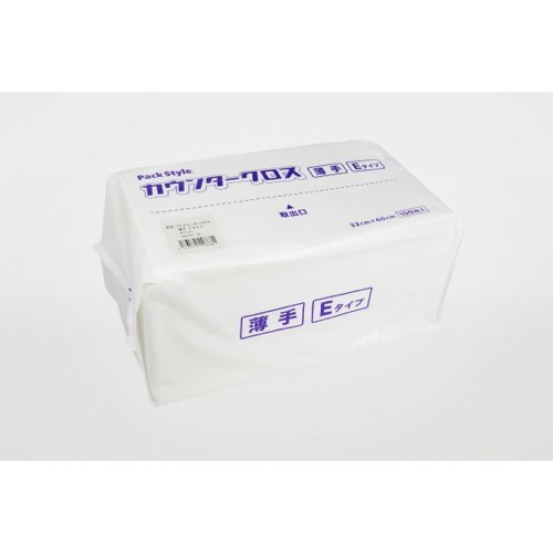 パックスタイル ふきん・クロス PSカウンタークロス 薄E 白 R画像