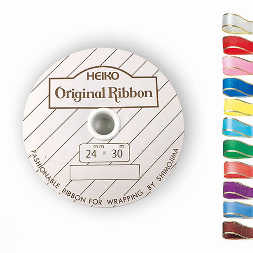 ギフト包装やラッピングが簡単に華やかに！カール可能な赤色のリボン