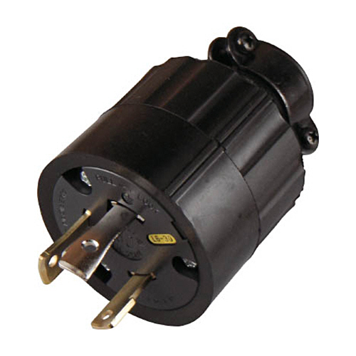 引掛形 ｺﾞﾑﾌﾟﾗｸﾞ 接地2P30A250V 1個画像