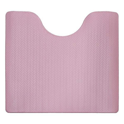 トイレマット 55×60cm ズボラトイレマット PVC トイレ マット ピンク画像