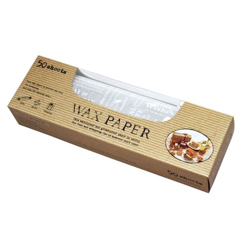 WP3700 ワックスペーパーメッセージ218×250 50枚入 天満紙器 [ケース販売]