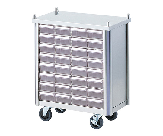 与薬カート 32人用/オープンタイプ 620×360×750mm画像