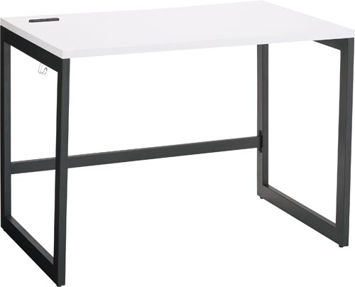 リスムデスクＤ７００Ｗ１０００　黒脚　ホワイト