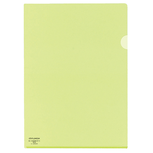 ｸﾘﾔｰﾎﾙﾀﾞｰ ｽｰﾊﾟｰｸﾘﾔｰ10(ﾃﾝ) A4 ﾗｲﾄｸﾞﾘｰﾝ 1ｾｯﾄ(5枚)画像