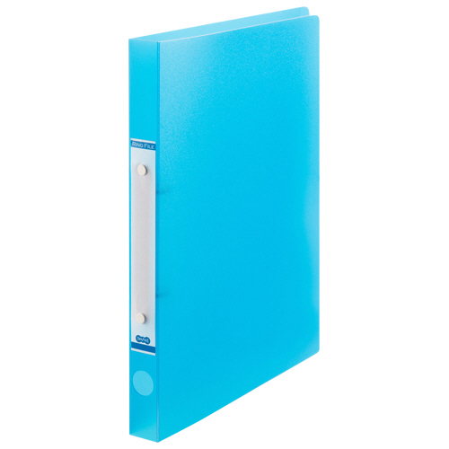 Oﾘﾝｸﾞﾌｧｲﾙ A4ﾀﾃ 2穴 150枚 ﾘﾝｸﾞ内径20mm背幅28mmﾌﾞﾙｰ 1ｾｯﾄ(10冊)画像