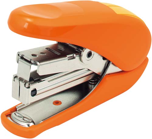 ホッチキスかるヒット　紙箱　オレンジ　３個画像