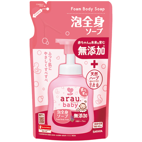 ｱﾗｳ.ﾍﾞﾋﾞｰ 泡全身ｿｰﾌﾟ 詰替用 400mL 1個
