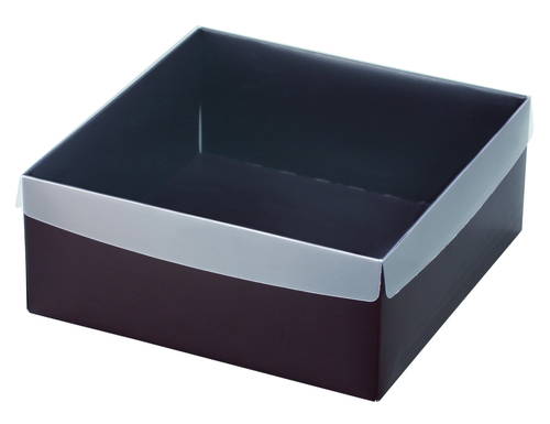 ギフトボックスL（透明・かぶせ式・高さ75mm)画像